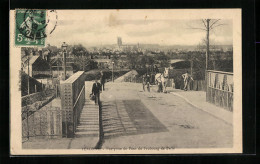 CPA Pèronne, Vue Prise Du Pont Du Faubourg De Paris  - Altri & Non Classificati