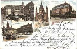 Gruss Aus Mainz - Litho 1896 - Mainz