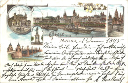 Gruss Aus Mainz - Litho 1896 - Mainz
