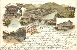 Gruss Aus Bad Kreuznach - Litho - Bad Kreuznach