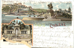 Gruss Aus Coblenz - Litho - Koblenz