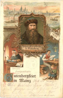 Gutenbergfeier In Mainz - Litho - Mainz