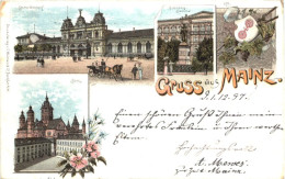 Gruss Aus Mainz - Litho - Mainz