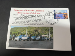 28-5-2024 (6 Z 22) (émeute) Riots In New Caledonia - New Looting & Fires In Nouméa Police Re-take 1km Road To Hospital - Autres & Non Classés