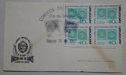 Uruguay - Enveloppe Premier Jour Avec Timbre Thématique Correos De Uruguay (1965) - Uruguay
