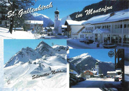 73978906 St_Gallenkirch_Vorarlberg_AT Wintersportplatz Im Montafon Ortsmotive Ki - Andere & Zonder Classificatie