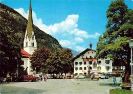 73978878 Mayrhofen_Zillertal_Tirol_AT Dorfplatz Gasthaus Kirche - Sonstige & Ohne Zuordnung