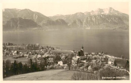 73949239 Steinbach_Attersee_Oberoesterreich_AT Panorama Blick Ueber Den Attersee - Sonstige & Ohne Zuordnung