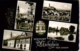 73949169 Nackenheim Ortsansichten Kirche Partie Am Wasser - Sonstige & Ohne Zuordnung