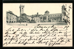 Cartolina Trento, Piazza Del Duomo E Torre Grande  - Trento