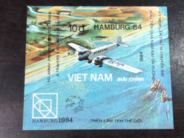 VIET  NAM  STAMPS BLOCKS STAMPS-26(1984 50th Anniv Of First South Atlantic Imperf)1 Pcs Good Quality - Vietnam