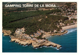 73907692 Torre De La Mora Tarragona ES Fliegeraufnahme Camping Torre De La Mora - Autres & Non Classés