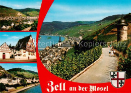 73834089 Zell Mosel Teilansichten Panorama Zell Mosel - Other & Unclassified