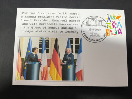 28-5-2024 (6 Y 22) France President Emmanuel Macron 3 Days State Visit To Germany (& Berlin) - Sonstige & Ohne Zuordnung