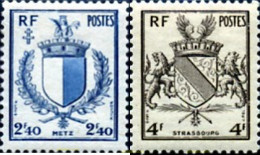 120911 MNH FRANCIA 1945 LIBERACION DE METZ Y DE ESTRASBURGO - Sin Clasificación