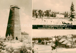 73834005 Masserberg Aussichtsturm Winterpanorama Masserberg - Masserberg