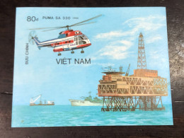 VIET  NAM  STAMPS BLOCKS STAMPS-68(1989 Puma Sa 330 Imperf)1 Pcs Good Quality - Viêt-Nam