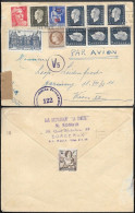 France Post-WW2 Cover To Austria 1948. Censor - Lettres & Documents