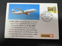 28-5-2024 (6 Z 22) Australian Low Cost Airline JETSTAR Celebrate 20th Anniversary Of 1st Flight In Australia (25-5-2004) - Airplanes