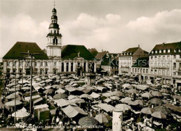 73833923 Mannheim Marktplatz Mit Rathaus Und St Sebastian Kirche Mannheim - Mannheim