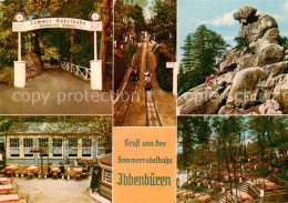 73833922 Ibbenbueren Sommerrodelbahn Eingang Gasthaus Felsenformation Ibbenbuere - Ibbenbüren