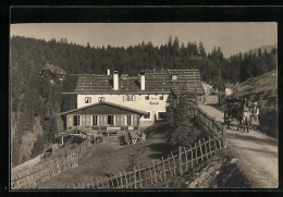 Cartolina Saint Vigil, Albergo Gampler  - Autres & Non Classés