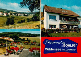 73833866 Wildensee Unterfranken Panorama Privatpension Bohlig Terrasse Wildensee - Autres & Non Classés