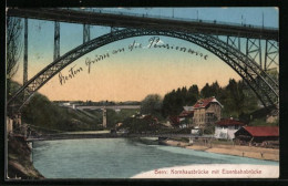 AK Bern, Kornhausbrücke Mit Eisenbahnbrücke  - Berna