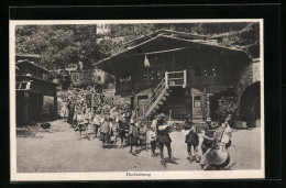 AK Interlaken, Tell-Freilichtspiele, Hochzeitszug  - Interlaken