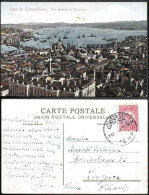 Turkey Constantinople Postcard Mailed To Switzerland 1911. Mosque - Briefe U. Dokumente