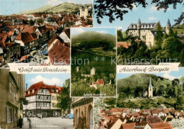 73833833 Bensheim-Auerbach Bergstrasse Panorama Schloss Schoenberg Fachwerkhaeus - Bensheim