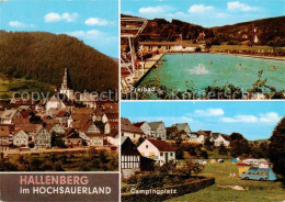 73833668 Hallenberg Panorama Freibad Campingplatz Hallenberg - Autres & Non Classés