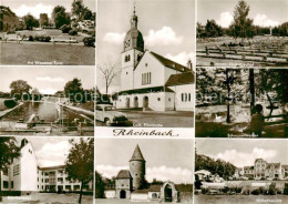 73833638 Rheinbach Am Wasemer Turm Freibad Kath Pfarrkirche Schwanenweiher Hesse - Autres & Non Classés