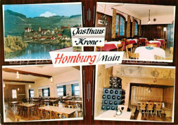 73833604 Homburg Main Gasthaus Krone Gastraeume Mainpartie Homburg Main - Autres & Non Classés