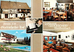 73801138 Waldbreitbach Wied Pension Glockscheider Hof Gastraeume Freibad Waldbre - Other & Unclassified