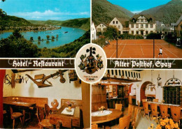 73801116 Spay Mayen Koblenz Hotel Restaurant Alter Posthof Gastraeume Tennisplat - Other & Unclassified