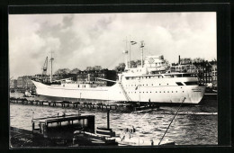 AK Handelsschiff Geeststar Im Hafen Vor Anker Liegend  - Handel