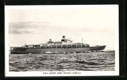 AK Passagierschiff Oriana Der Orient Lines Aus Der Ferne  - Steamers