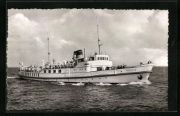 AK Passagierschiff MS Frisia In Den Hafen Des Nordseebades Norderney Einfahrend  - Piroscafi