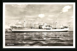 AK Handelsschiff MS Burma Der Swedish East Asia Co. Vor Anker Liegend  - Commerce