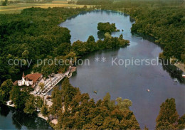 73761235 Schwalmtal Hessen Inselschloesschen Hariksee Fliegeraufnahme Schwalmtal - Andere & Zonder Classificatie