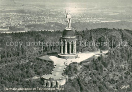 73761221 Teutoburgerwald Hermannsdenkmal Fliegeraufnahme Teutoburgerwald - Detmold