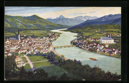 AK Bad Tölz /Isar, Ortsansicht Mit Juffen Und Zottenjoch  - Bad Tölz