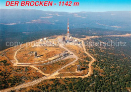 73761142 Brocken Harz Brockenplateau UKW Sender Fliegeraufnahme Brocken Harz - Wernigerode