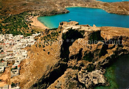 73728181 Lindos Lindo Fliegeraufnahme  Lindos Lindo - Greece