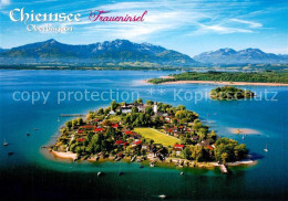 73727780 Fraueninsel Chiemsee Fliegeraufnahme Gesamtansicht Fraueninsel Chiemsee - Other & Unclassified