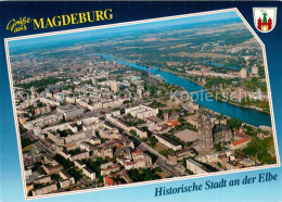 73727779 Magdeburg Elbe Fliegeraufnahme   - Maagdenburg