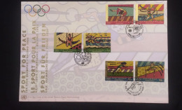 C) 2008. UNITED STATES. FDC. MULTIPLE STAMPS FROM THE OLYMPIC GAMES. XF - Other & Unclassified