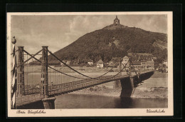 AK Porta Westfalica, Weserbrücke  - Porta Westfalica