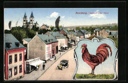 AK Arenberg, Genannt Roter Hahn, Strassenpartie Mit Ansichtskartenstand, Roter Hahn  - Sonstige & Ohne Zuordnung